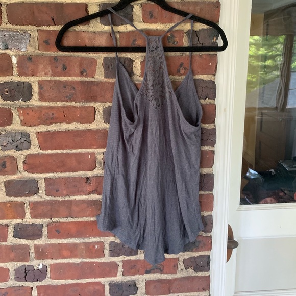 Lace Razor Back Tank - Picture 2 of 4